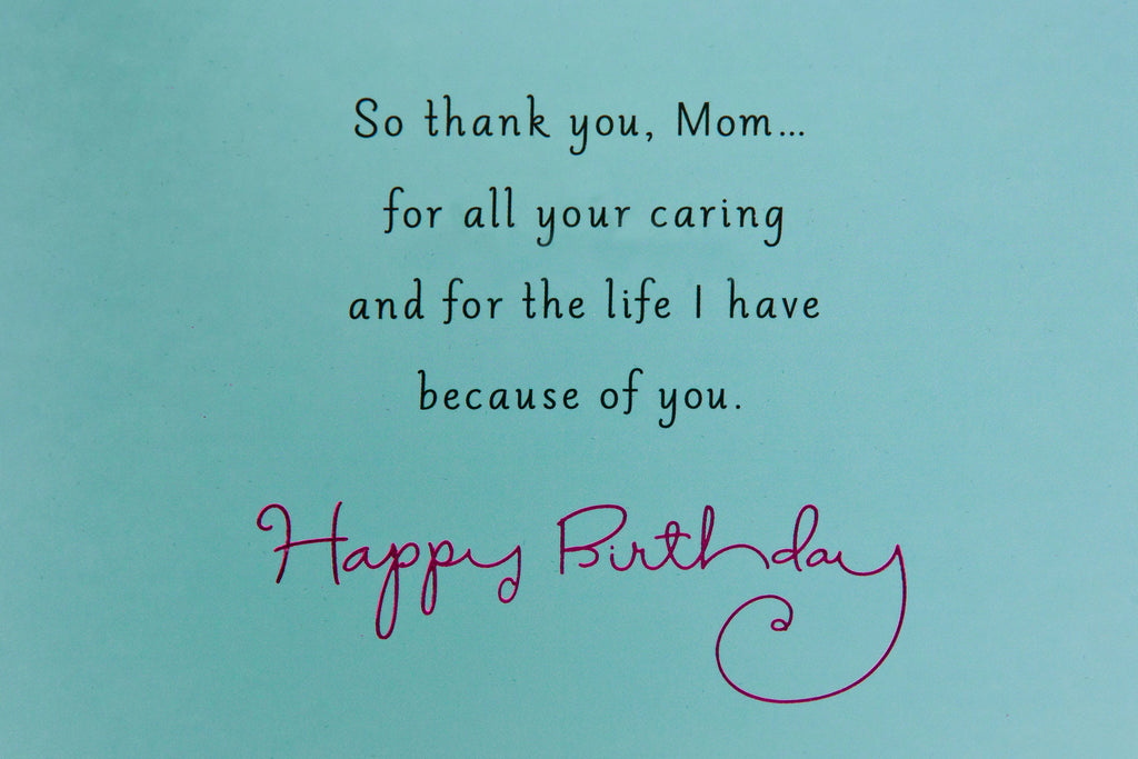 Birthday Card for Mom (Thank You, Mom)