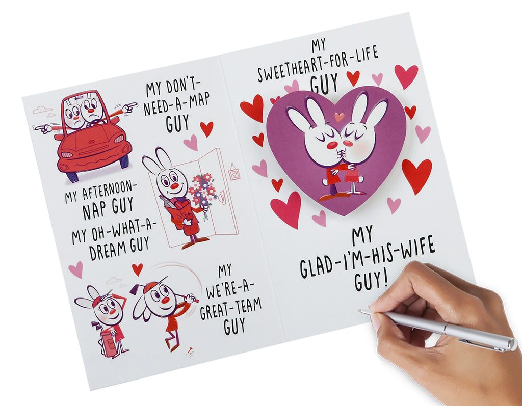Funny Valentine's Day Card for Husband (Great Guy Poem)