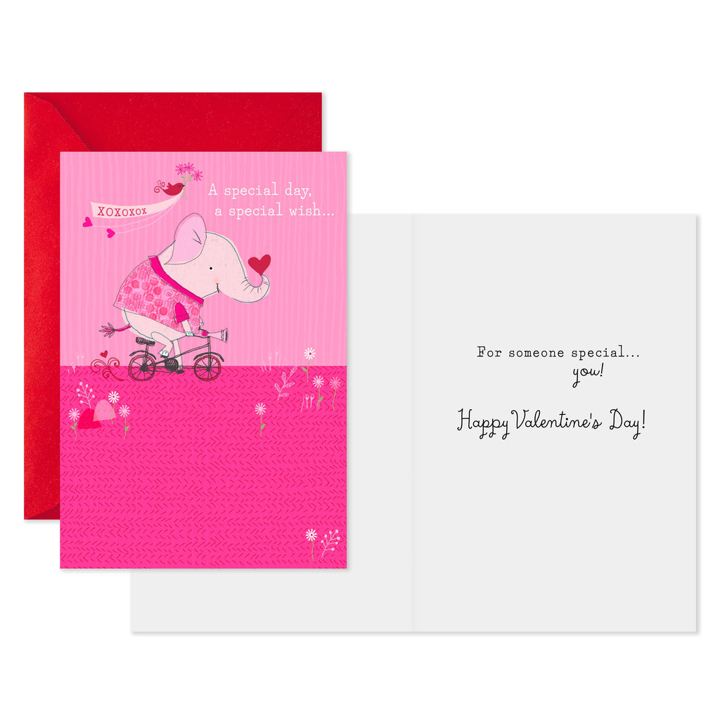 Valentines Day Cards Assortment, Happy Hearts (8 Valentine Cards with Envelopes)