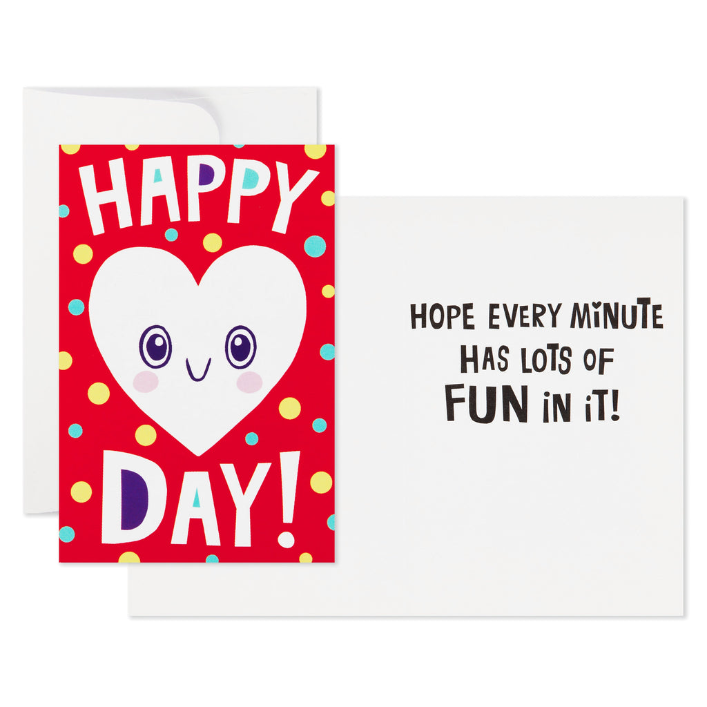 Assorted Valentines Day Cards for Kids, Happy Heart Day (24 Valentine's Day Cards with Envelopes)