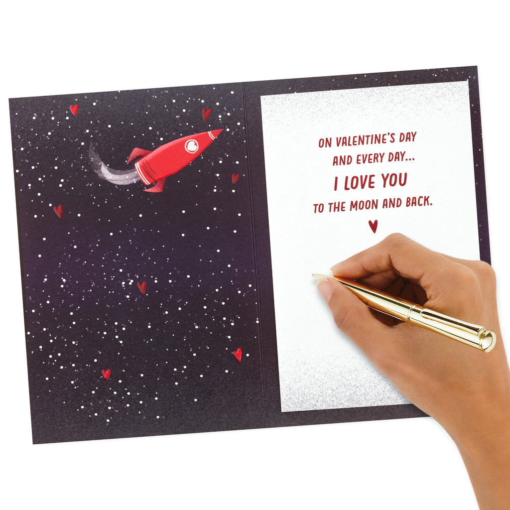 Valentines Day Card for Significant Other (Favorite Place in the Universe, Astronauts)