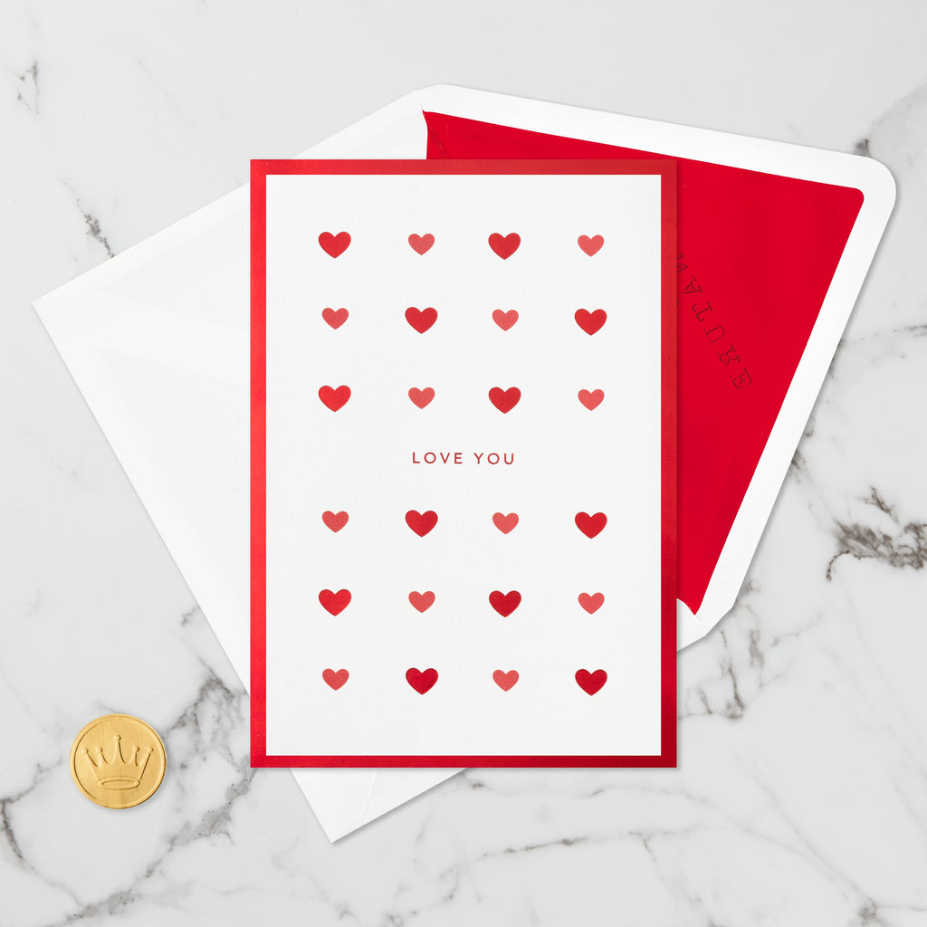 Signature Paper Wonder Pop Up Valentines Day Card (Love You)