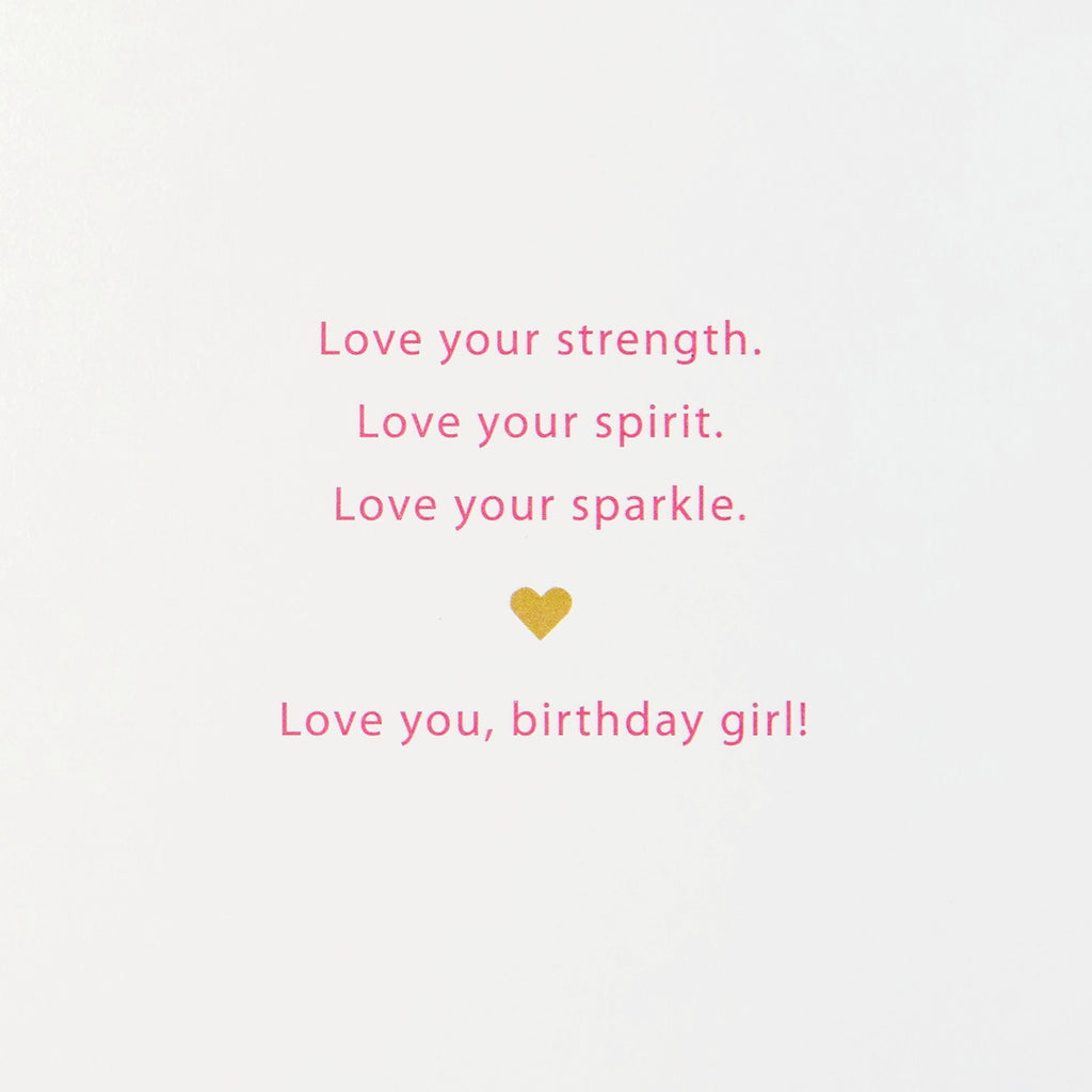 Signature Birthday Card for Her (Heart and Stripes)