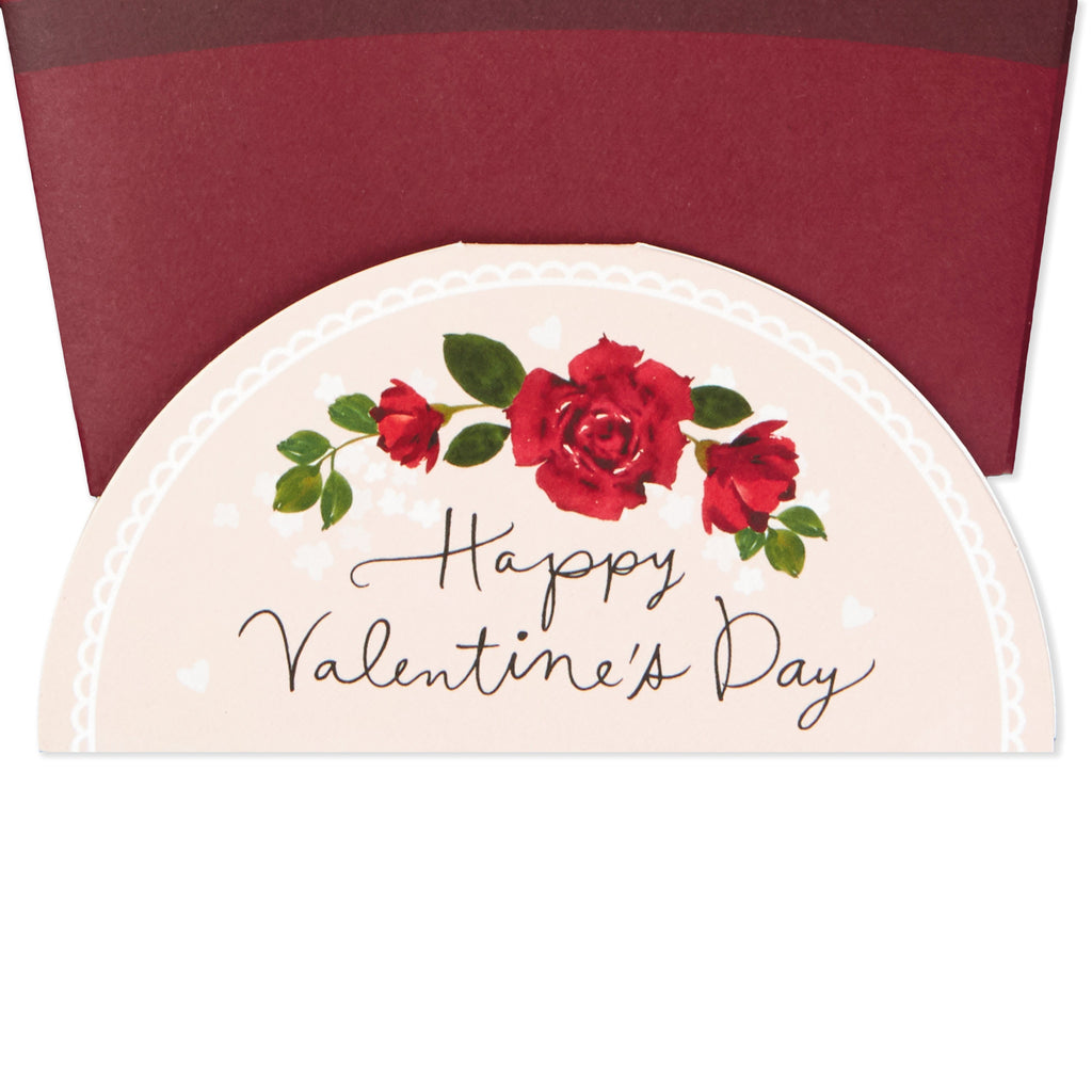 Paper Wonder Pop Up Valentines Day Card, Displayable Bouquet (Today, Tomorrow, Always)