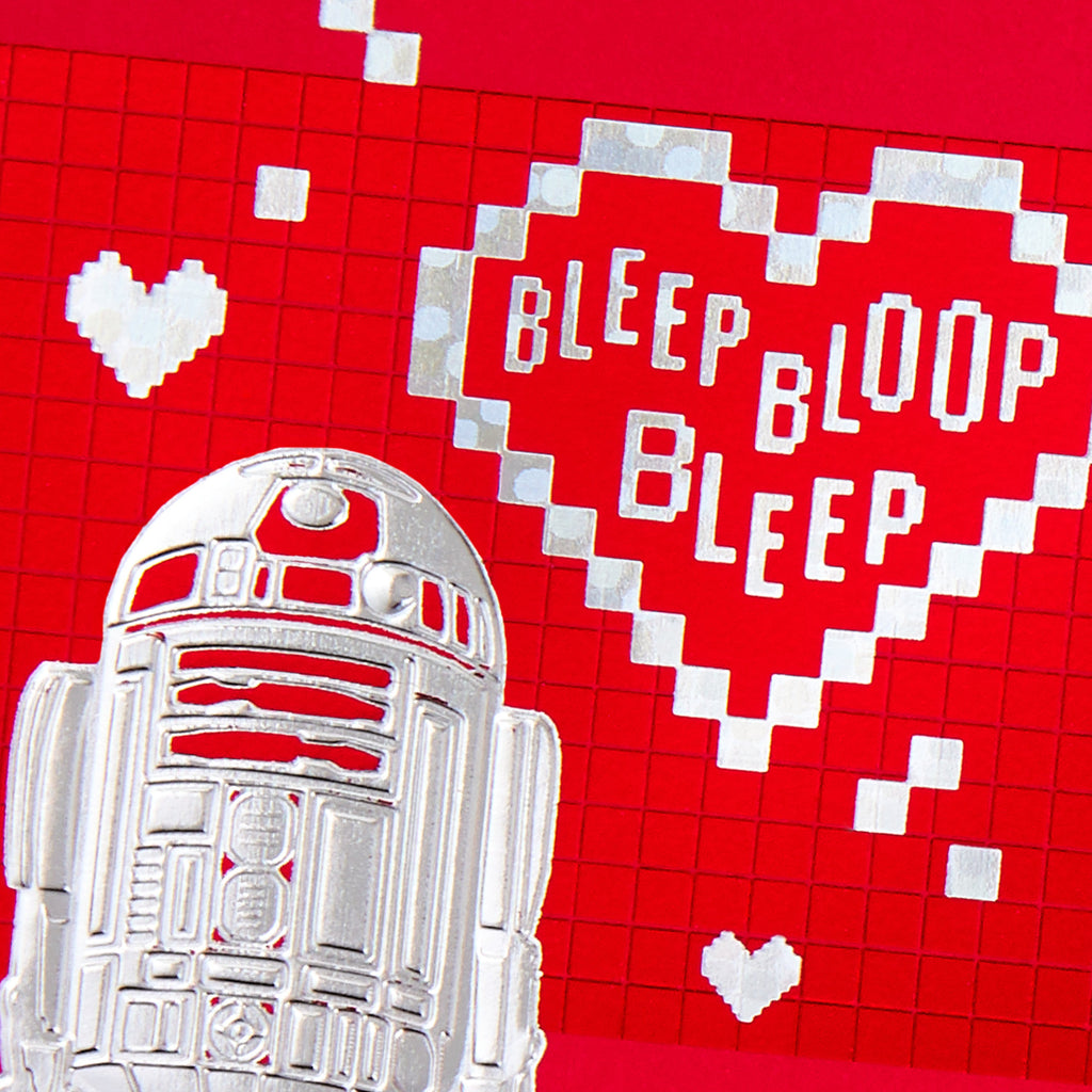 Valentine's Day Card (Star Wars R2-D2 and Hearts)