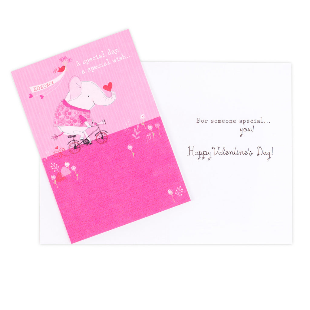 Valentines Day Cards Assortment, Happy Hearts (8 Valentine Cards with Envelopes)