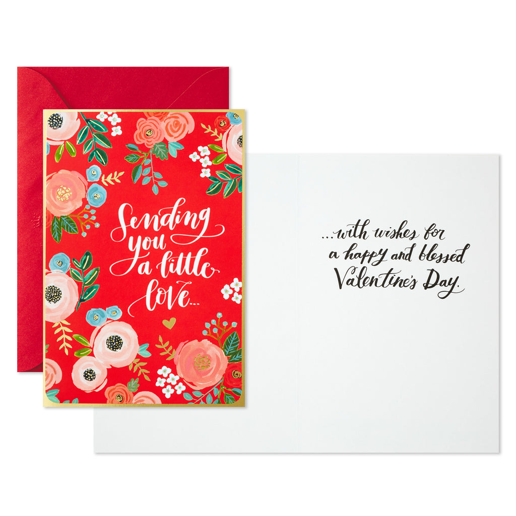 Hallmark Religious Valentines Day Cards Assortment, Blessed (6 Valentine's Day Cards with Envelopes)