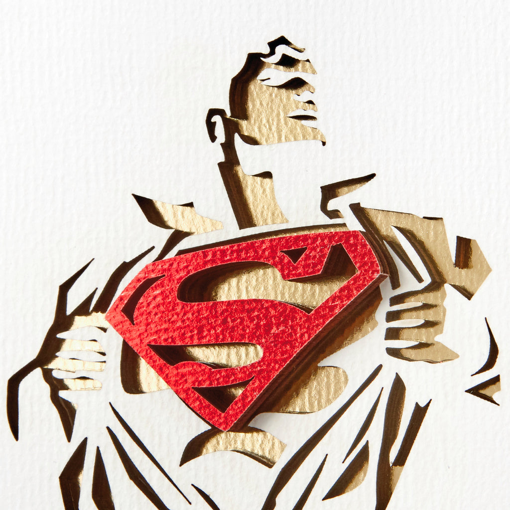Signature Valentines Day Card for Husband (Superman)